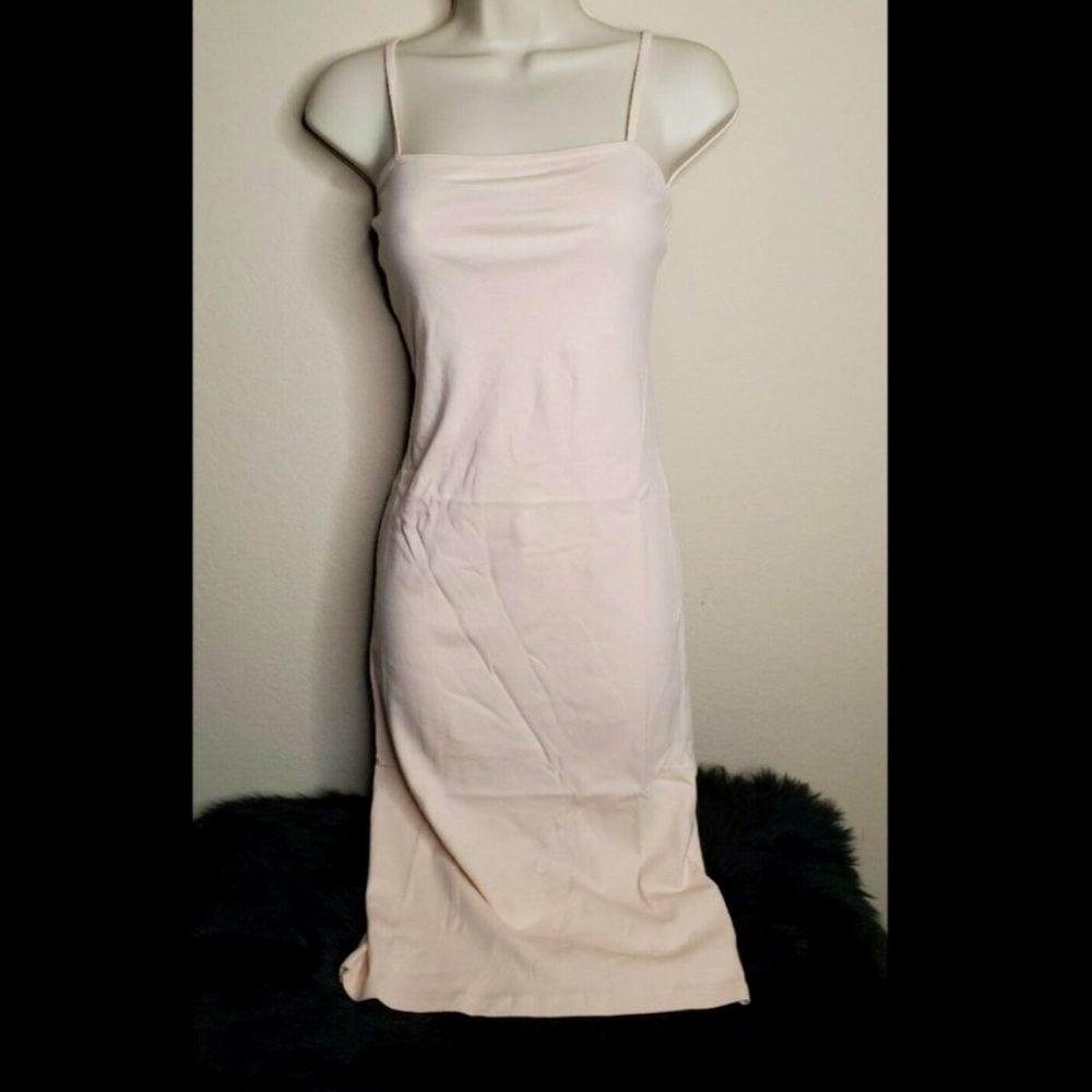 Topshop Nude MIDI Dress
